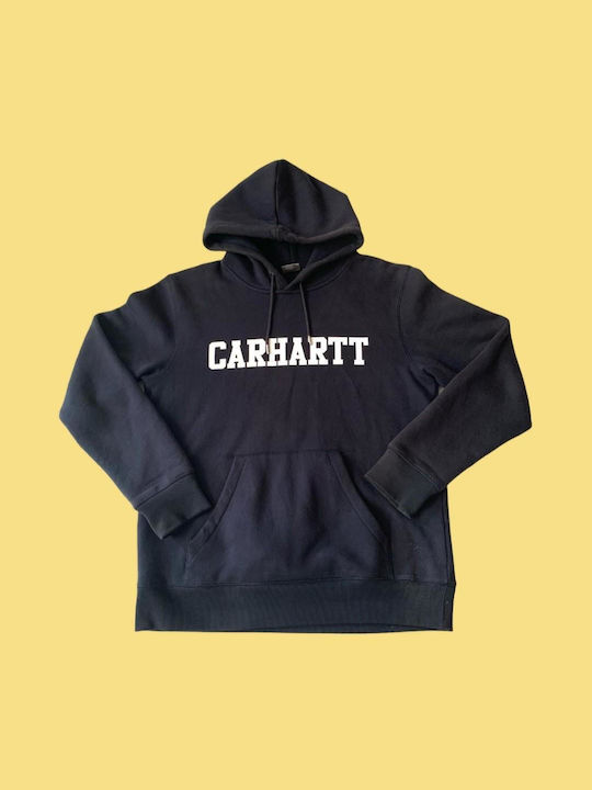 Carhartt Ανδρικό Φούτερ με Κουκούλα NAVY