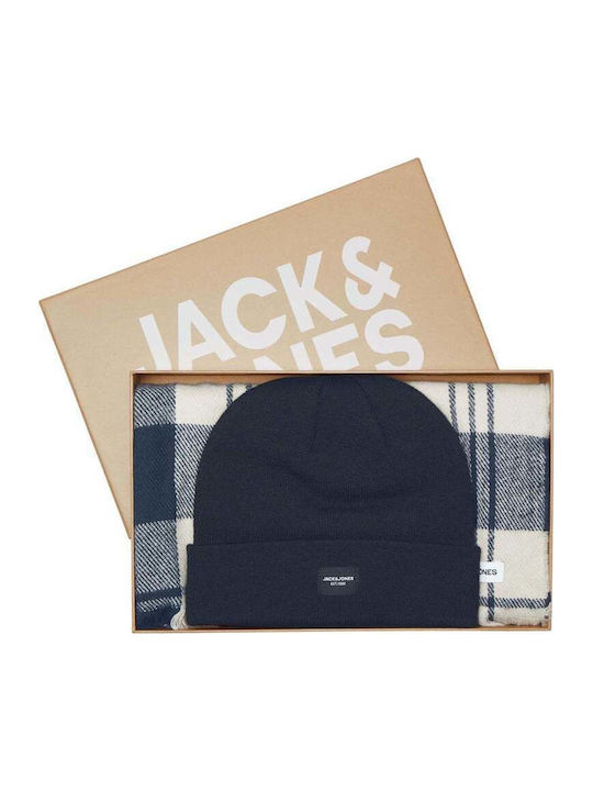 Set with Beanie Black Blue