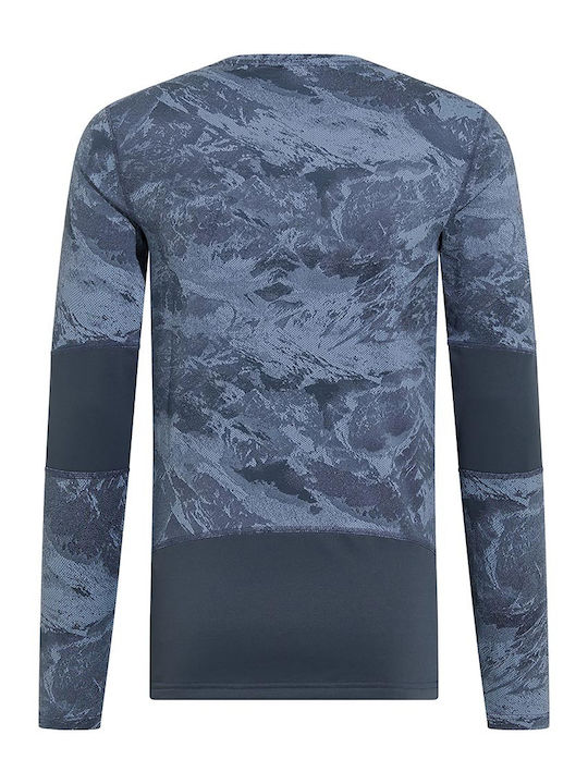 Odlo Herren Thermo Langarmshirt Blau