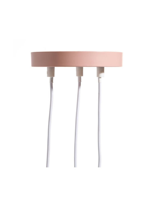 BigBuy Pendant Light Three-Light Pink