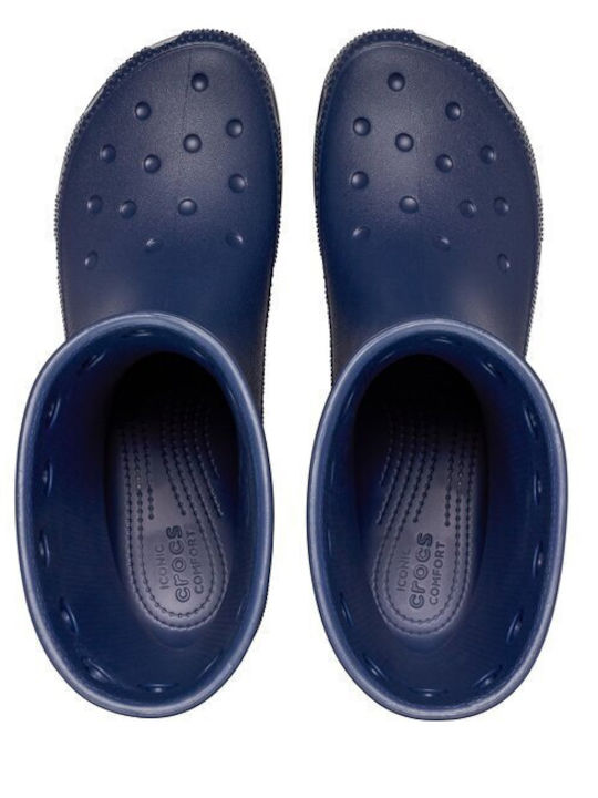 Crocs Classic Γυναικείες Γαλότσες Navy Μπλε