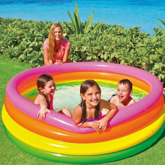 Intex Sunset Round Piscină PVC Gonflabilă 168x46buc