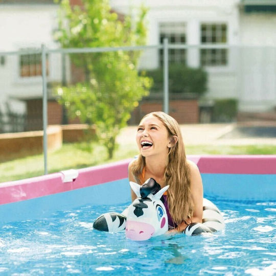 Intex Piscină PVC 1662lt Cu Cadru Metalic 220x150x60cm Roz