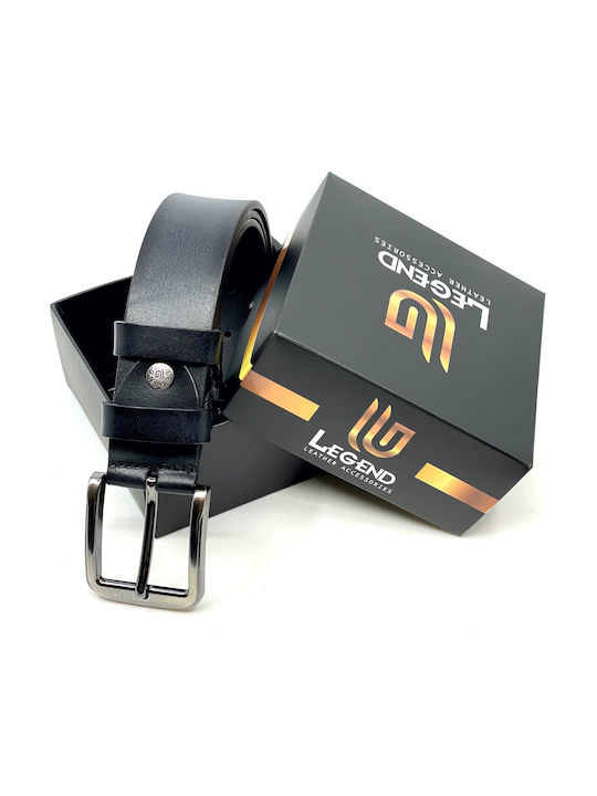 Men's Belt Leather Black
