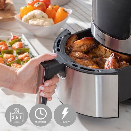 InnovaGoods Fryinn 3500 Air Fryer 3.5lt Μαύρο