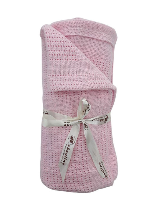 Kikka Boo Blanket Nursery Swaddling Blankets Cellular Cotton Pink 70x100cm 31103010017