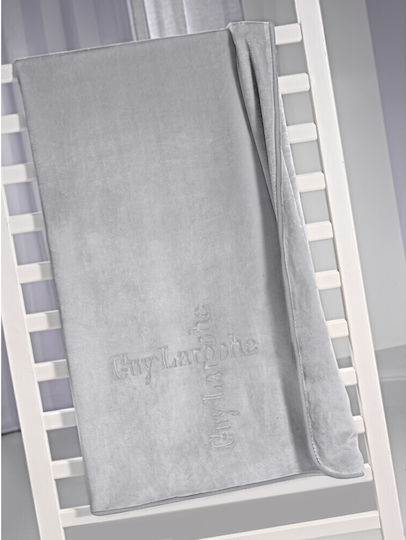 Guy Laroche Cot Blanket Logo 110x140cm Guy Laroche Cot Blanket Logo 110x140cm
