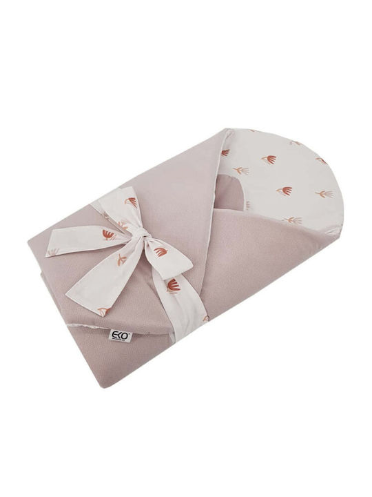 Ekokids Κουβέρτα Αγκαλιάς & Λίκνου Beige Meadow 75x75εκ.
