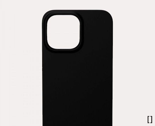 Nekit Umschlag Rückseite Kunststoff 1mm Schwarz (iPhone 15)