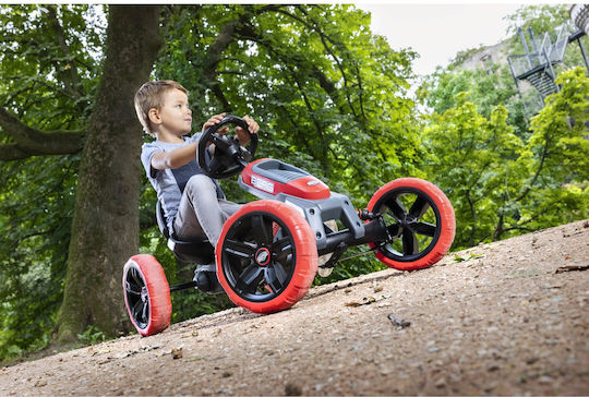 Reppy Go Kart Cu Un Loc Cu Pedală Roșu Pentru 6+ Ani