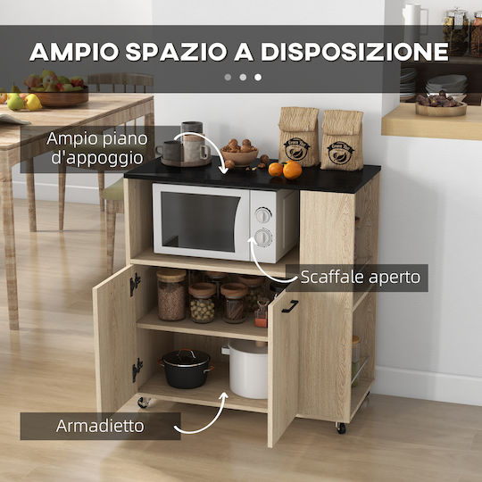 Floor Cabinet Blue 75x40x80.5 cm