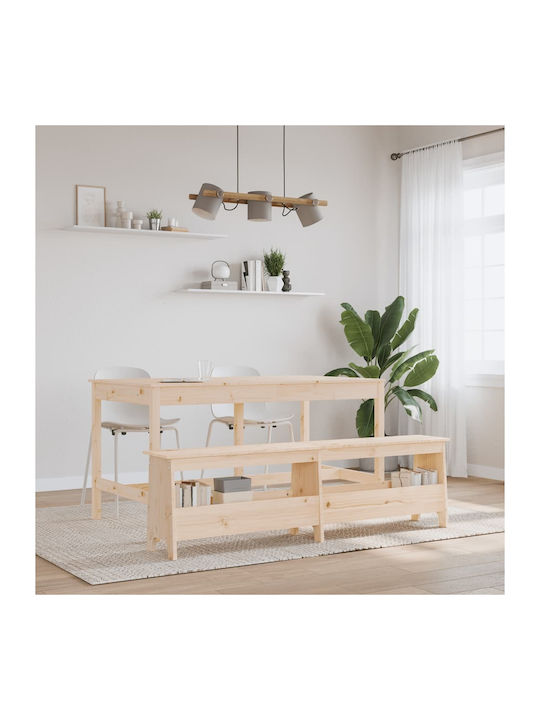 Entry Furniture with Shoe Rack & Bench 160x28x45cm
