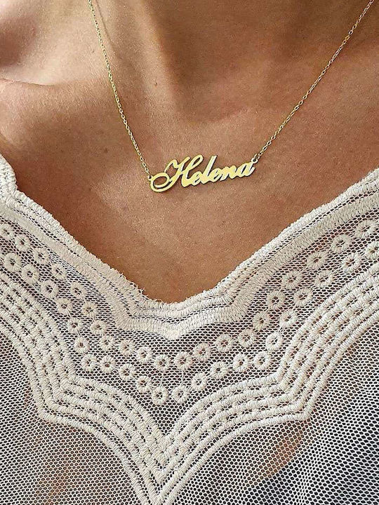 Goldsmith Charm aus Vergoldet Silber mit Namenswahl