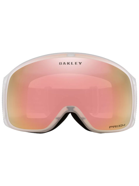 Oakley Flight Tracker M Masca de schi și snowboard Pentru adulți Roz cu Lentilă în culoarea Roz