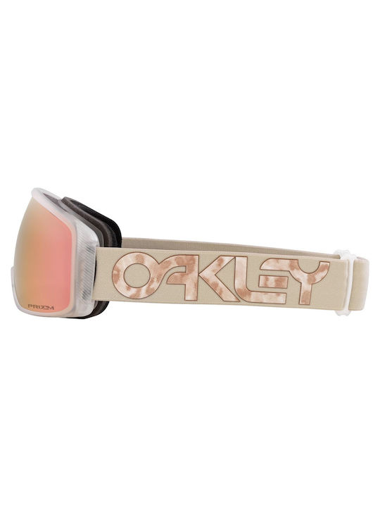 Oakley Flight Tracker M Ски & Сноуборд Маска Детска Розов с Леща в Цвят Розов