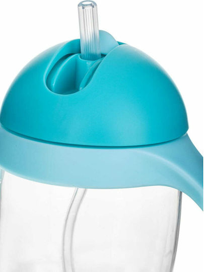 Bocioland Căniță pentru copii din Plastic Albastru 300ml pentru 6m+m+