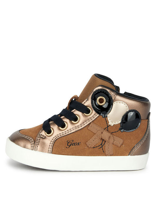 Geox Kids Sneakers High Brown