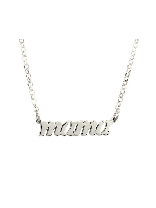 Goldsmith Necklace Mum from Pink Gold Plated Silver