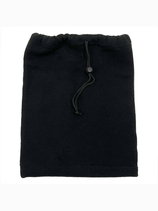 Ανδρικό Κασκόλ Λαιμού Fleece Μαύρο