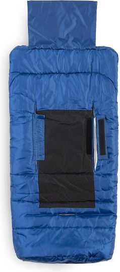 Nuvita Essential Ποδόσακος Καροτσιού Μπλε με Fleece Επένδυση 45εκ.