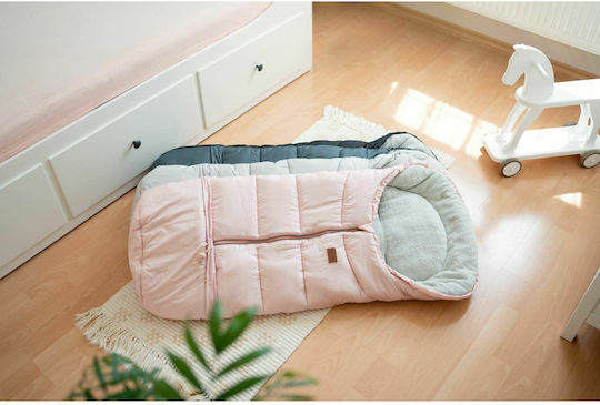 Petite & Mars Jibot Sac de picioare pentru cărucior Verde cu căptușeală Fleece 100x48εκ.