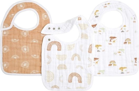 Aden + Anais Bib Fabric Cotton 3pcs
