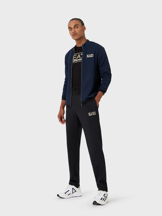 Emporio Armani Herren Winter Jacke Lässig Navy