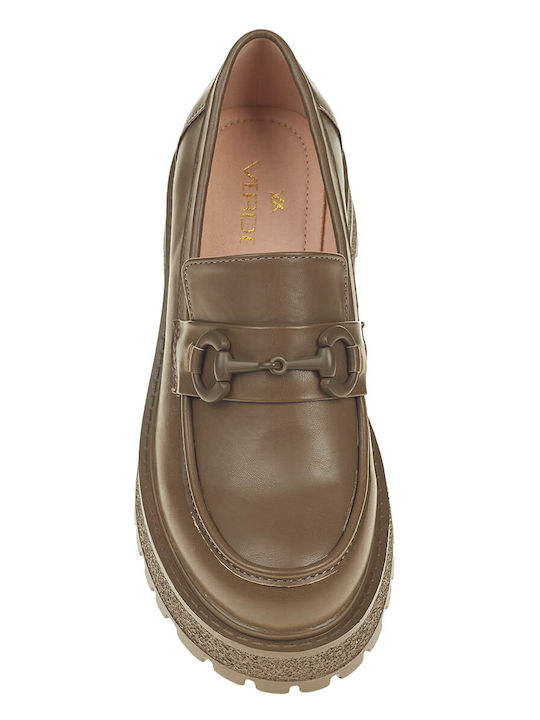 Women's Moccasins in Brown Color