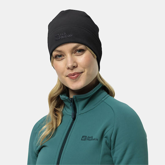 Knitted Fleece - Polar Beanie Cap Black