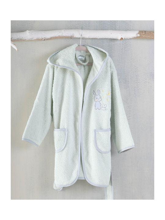 Rythmos Kids Hooded Bathrobe Gabby AQUA