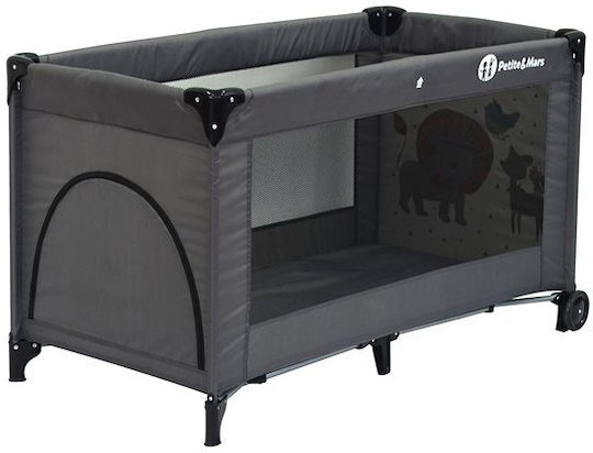 Petite & Mars Koot Lion Кошара за игра с Матрак Сив 120x60см
