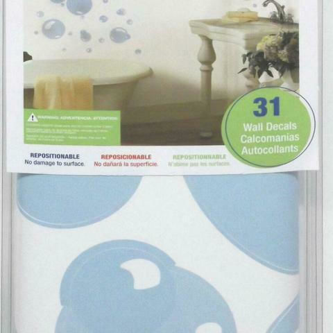 RoomMates Decor Kinder Wandsticker Blasen RMK1846 23cm 31Stücke