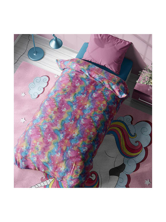 Dimcol Κουβέρτα Fleece Φωσφορίζουσα φωσφορίζουσα 70x110εκ.