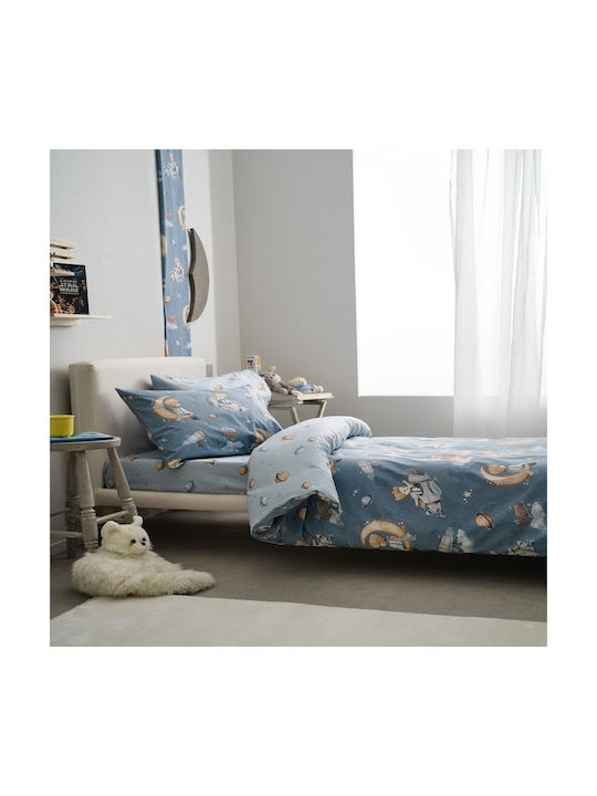 Vesta Home Παιδικό Πάπλωμα Μονό Travel Μπλε 160x230εκ.