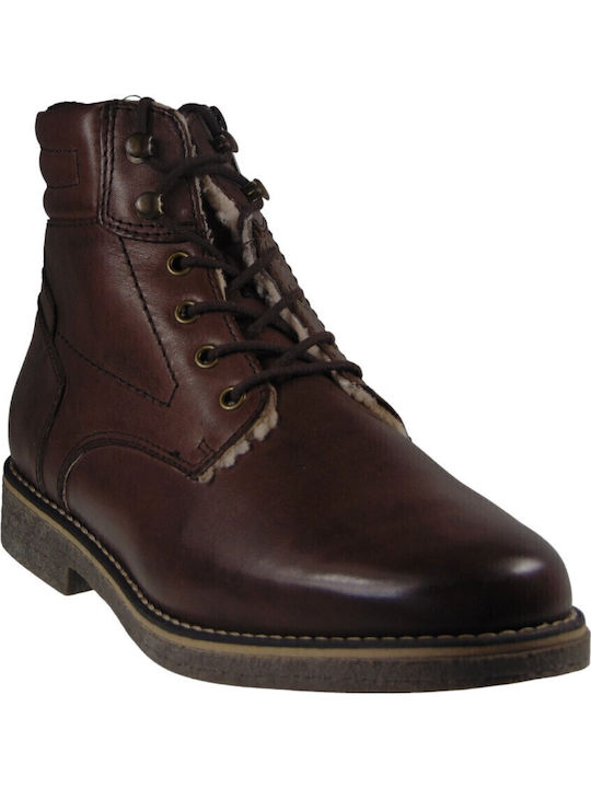 Leder Herrenstiefel Tabac Braun