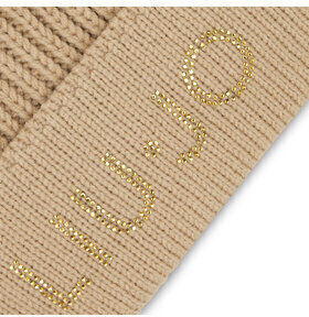 Beanie Unisex Σκούφος Πλεκτός σε Μπεζ χρώμα