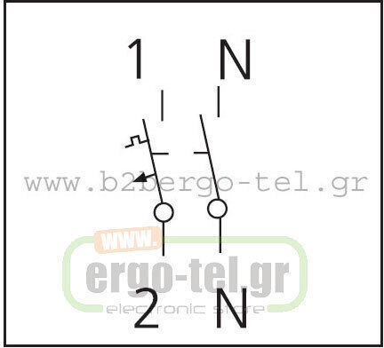 Kripal Automatic Circuit Breaker Single-pole AC 209-001101106