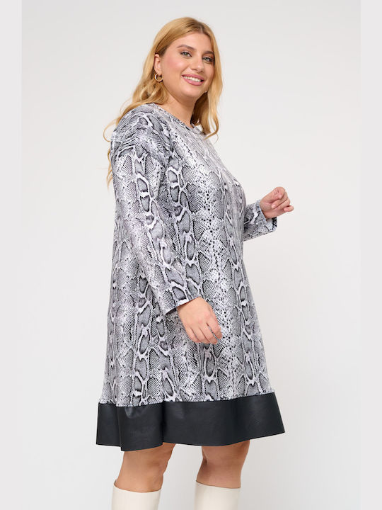 Jucita Mini Evening Dress Velvet Gray