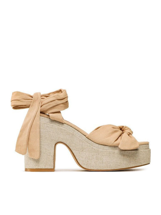 Sandalen Beige