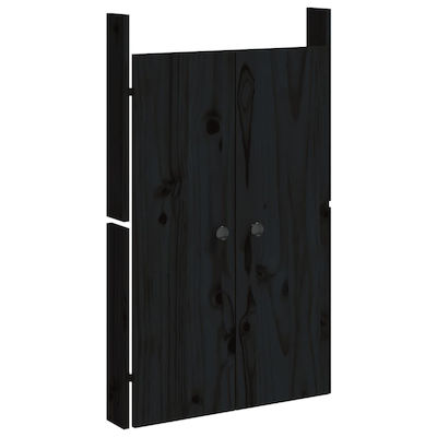 vidaXL Cabinet de baie fără chiuvetă L50xl9xH82cm Negru