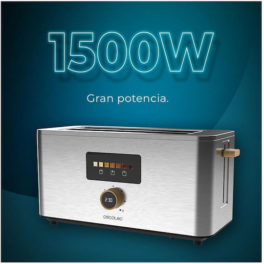 Cecotec Extra Double Toaster 2 Schlitze 1500W Inox