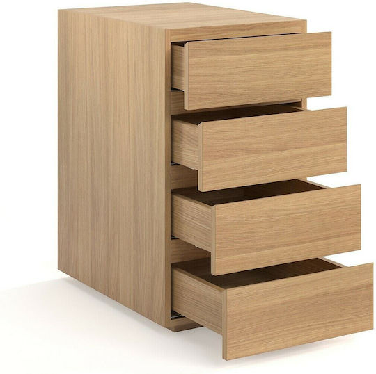 Sertar De Birou Working Din MDF Maro 42x61.5x73.8cm