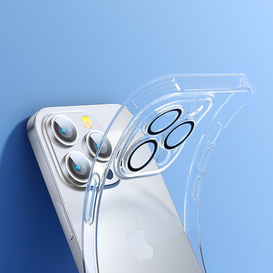 Joyroom For Apple Back Cover Silicon Set cu Geam Transparent (iPhone 14)