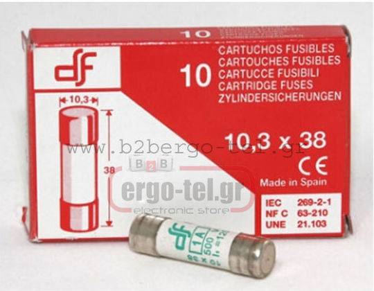 DF electric Safety Cylindrical Porcelain Fast-Bow 4A (054-210382004) 1pcs