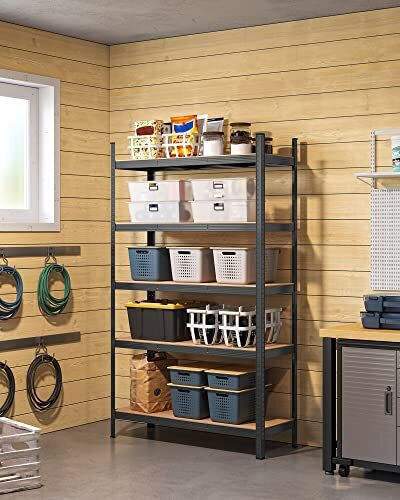 Songmics Dexion Rack 120x60x200cm with 5 Shelves Total Load Capacity 875kg