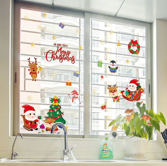 Sticker Display Christmas 60x90cm 92056DS 1pcs