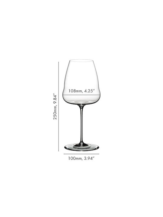 Riedel Sauvignon Ποτήρι για Λευκό Κρασί από Κρύσταλλο Κολωνάτο