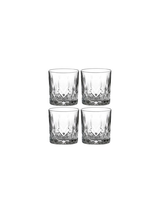 Set de pahare Whiskey din Sticlă 330ml 4buc