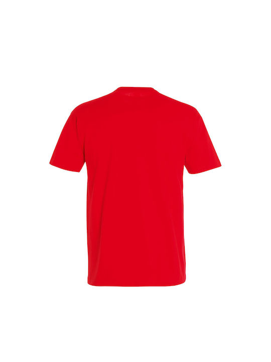 I T-shirt Red Cotton