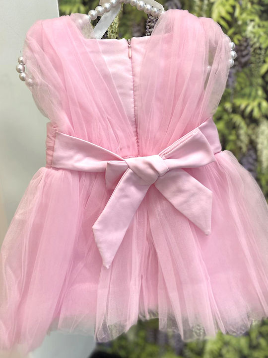 Extan Bebe Rochie pentru Copii Din Tulle Pink